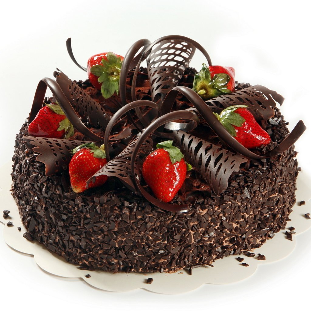 Обои клубника, шоколад, сладость, торт, strawberry, chocolate, the sweetness, cake разрешение 2048x1536 Загрузить