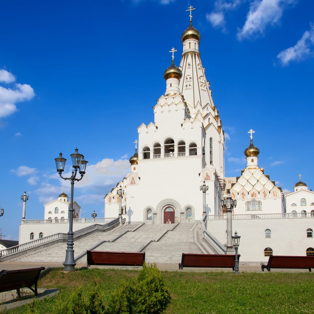 Обои город, церковь, минск, белоруссия, the city, church, minsk, belarus разрешение 2000x1342 Загрузить