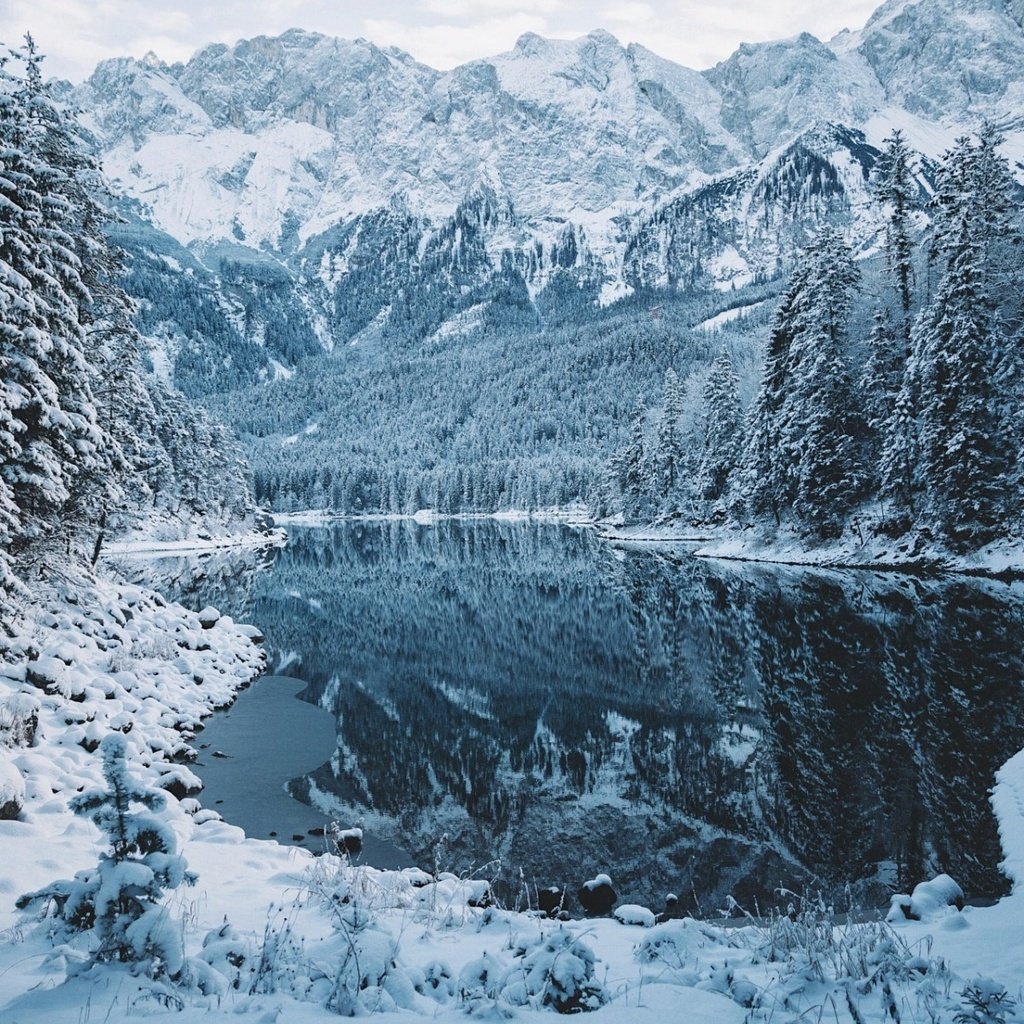 Кучерлинское озеро зимой