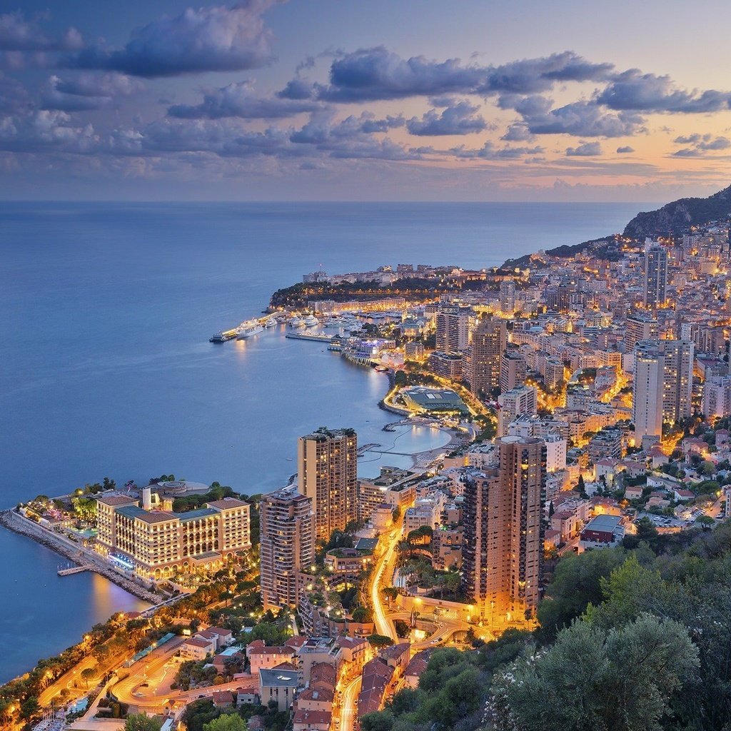 Обои город, небоскребы, лигурийское море, монако, the city, skyscrapers, the ligurian sea, monaco разрешение 2048x1365 Загрузить