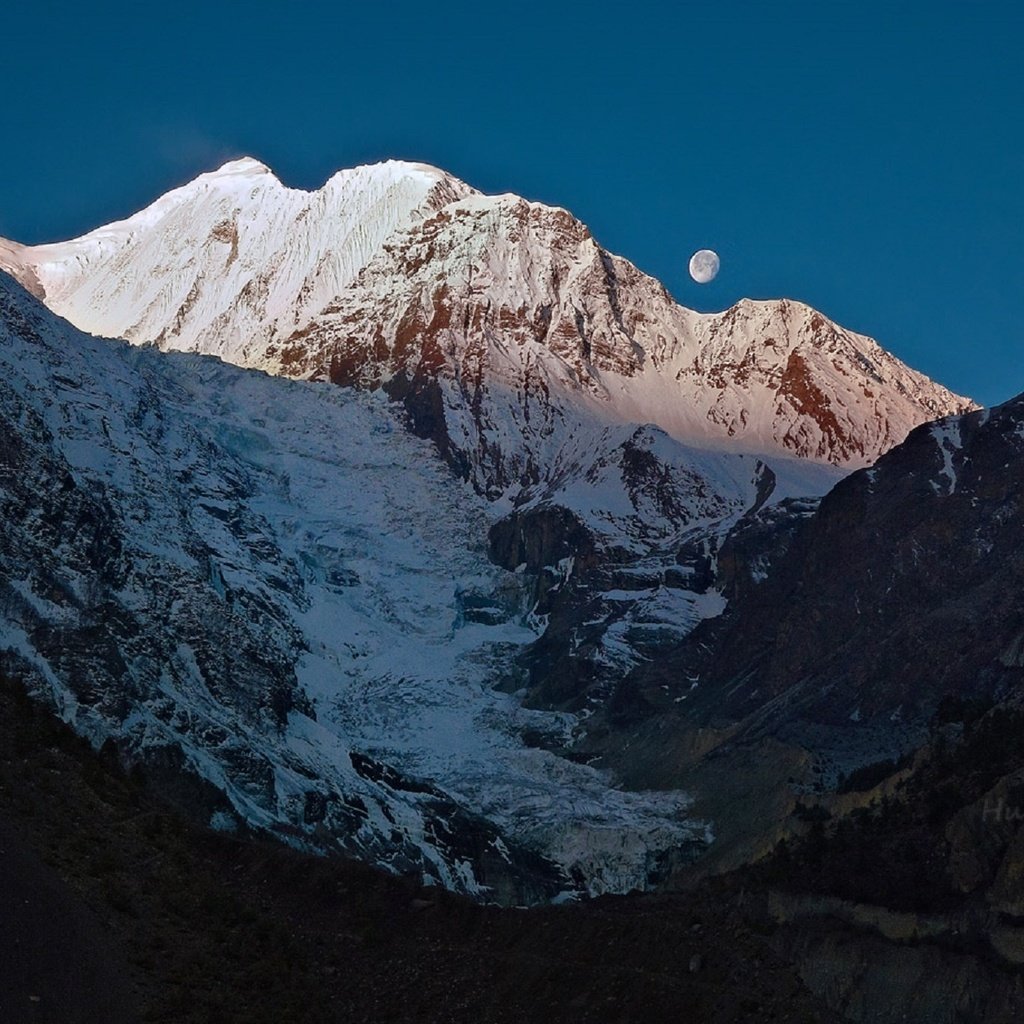 Обои горы, ледник, гималаи, непал, гангапурна, николай стюбко, mountains, glacier, the himalayas, nepal, gangapurna, nikolai stupka разрешение 1920x1257 Загрузить