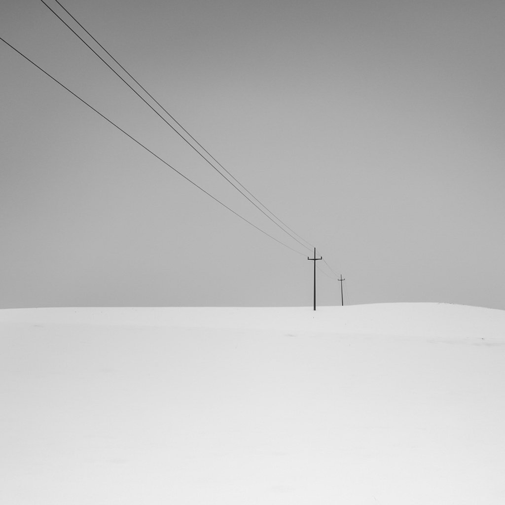 Обои снег, зима, фон, поле, лэп, snow, winter, background, field, power lines разрешение 1920x1274 Загрузить