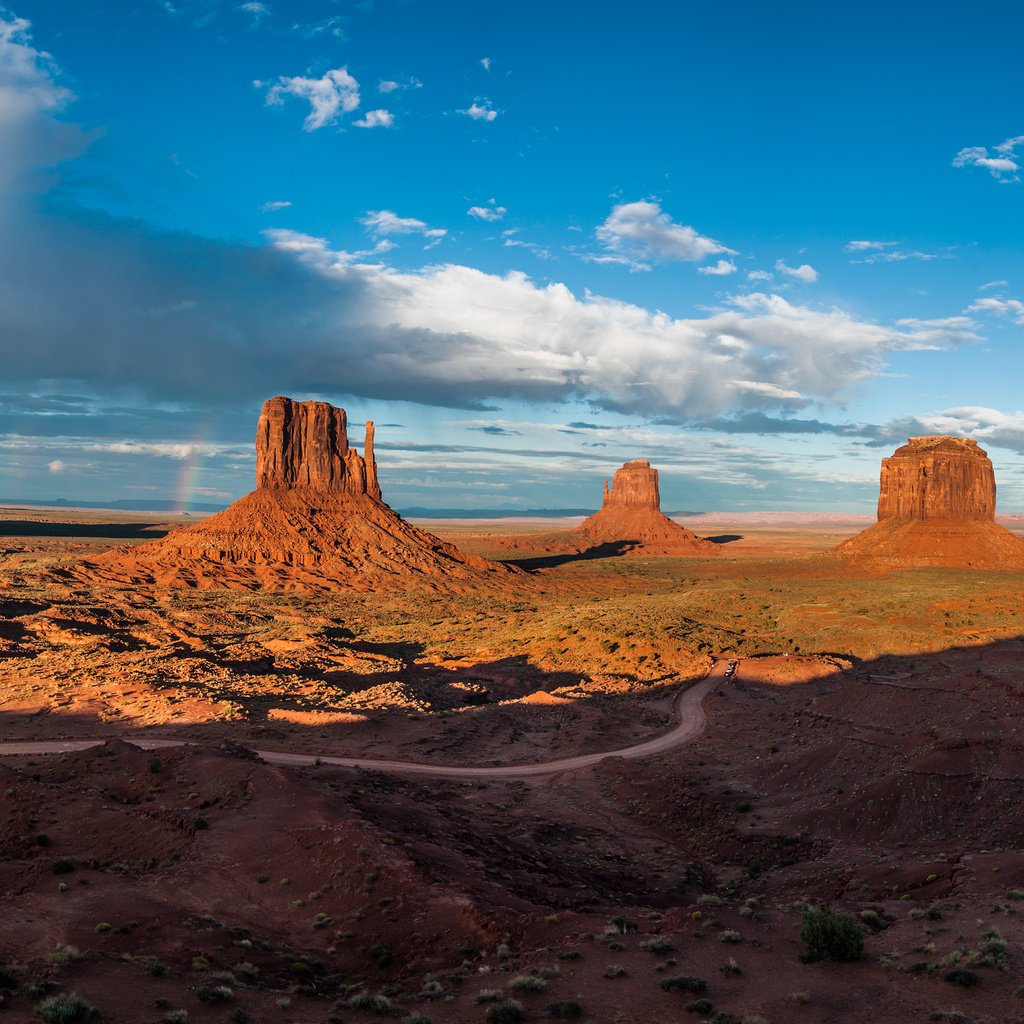 Обои небо, облака, скалы, каньон, аризона, долина монументов, rbezze, the sky, clouds, rocks, canyon, az, monument valley разрешение 3840x2400 Загрузить