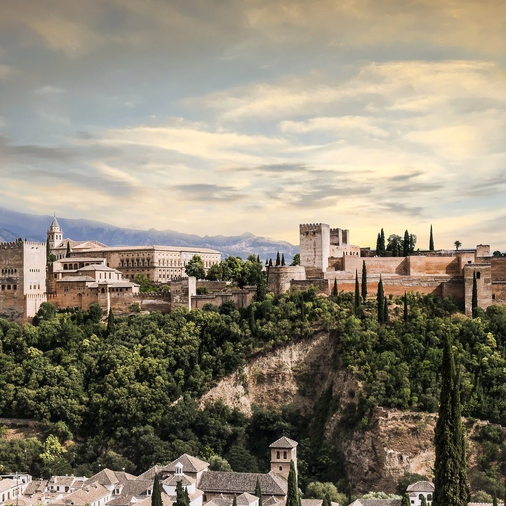 Обои город, дворец, испания, гранада, альгамбра, the city, palace, spain, granada, alhambra разрешение 3000x2000 Загрузить