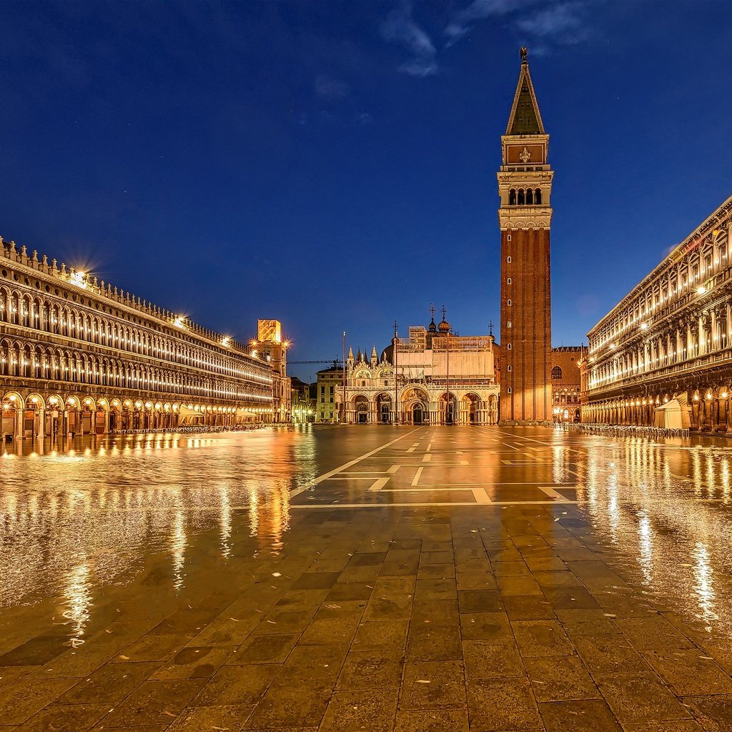 Обои венеция, италия, площадь сан-марко, venice, italy, piazza san marco разрешение 2880x1800 Загрузить