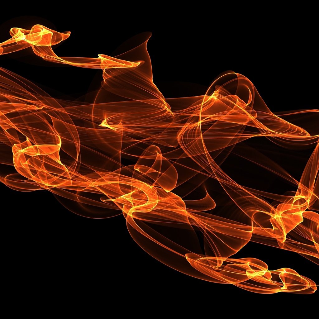 Обои абстракция, огонь, черный фон, abstraction, fire, black background разрешение 3000x2000 Загрузить