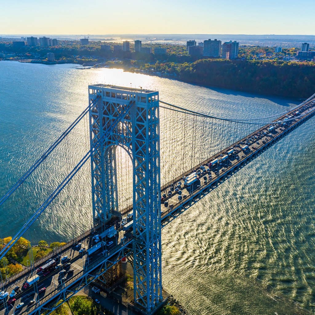 Обои мост, город, сша, нью-йорк, george washington bridge, dszc, bridge, the city, usa, new york разрешение 1920x1200 Загрузить