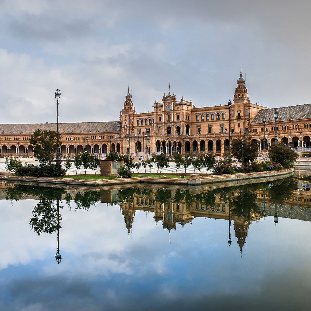 Обои архитектура, дворец, испания, площадь, севилья, architecture, palace, spain, area, seville разрешение 1920x1200 Загрузить