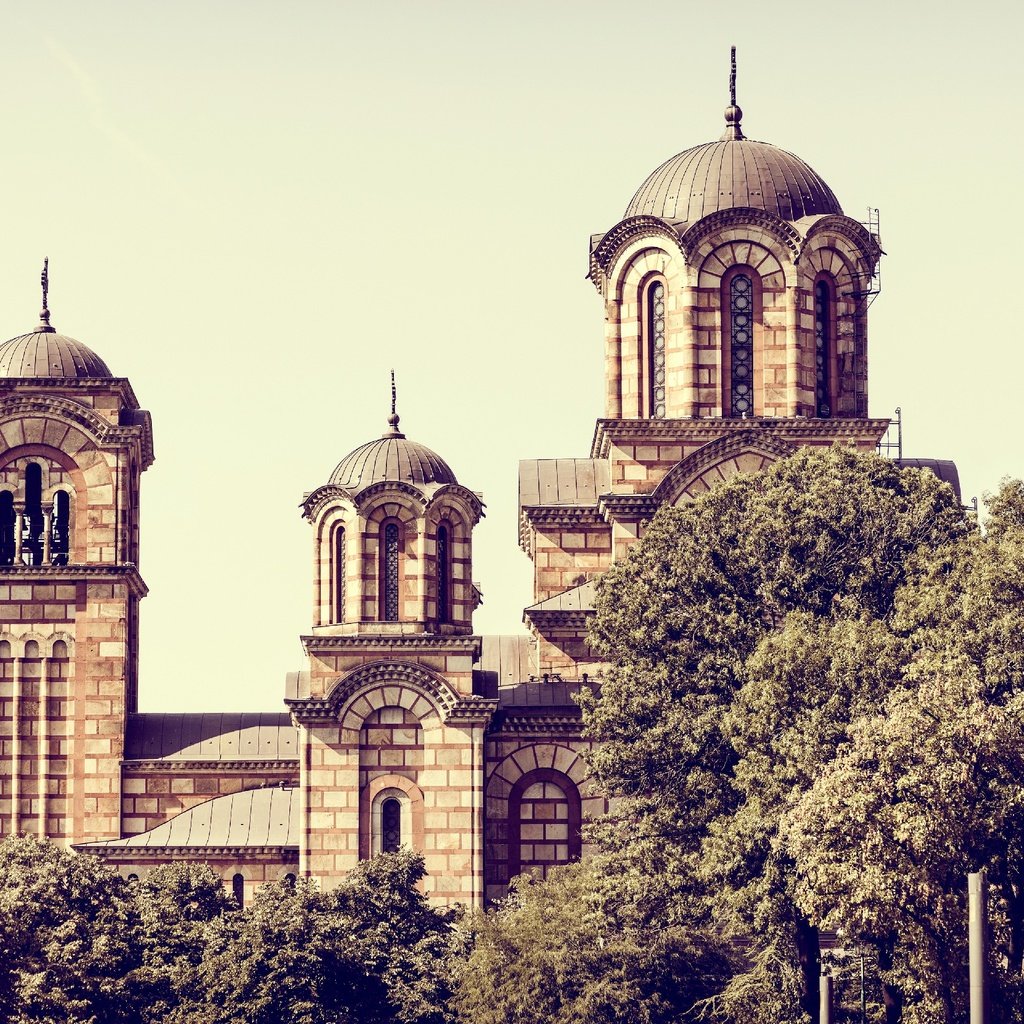 Обои церковь, архитектура, сербия, церковь святого марка, белград, church, architecture, serbia, st. mark's church, belgrade разрешение 2877x1920 Загрузить