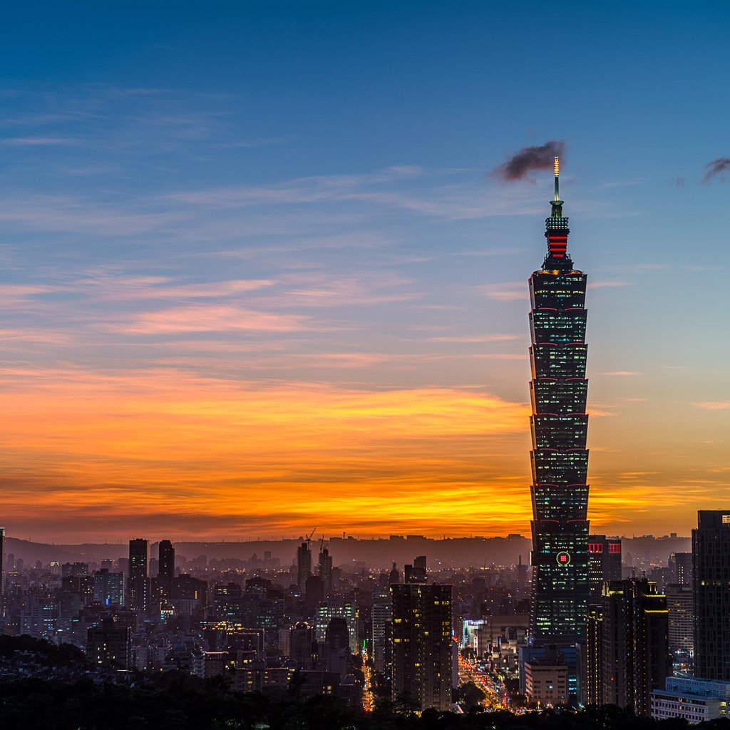 Обои башня, тайбэй, тайвань, китай, tower, taipei, taiwan, china разрешение 3000x2002 Загрузить