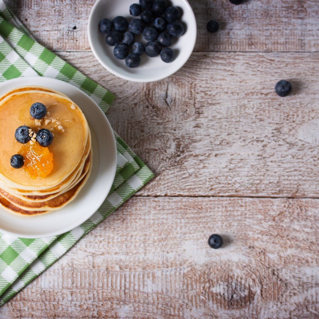 Обои еда, черника, завтрак, мед, блины, food, blueberries, breakfast, honey, pancakes разрешение 4752x3168 Загрузить