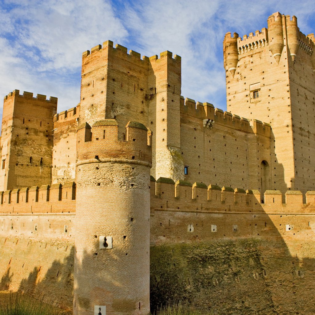 Обои замок, испания, castillo de la mota, замок ла-мота, castle, spain, the castle of la mota разрешение 4272x2848 Загрузить