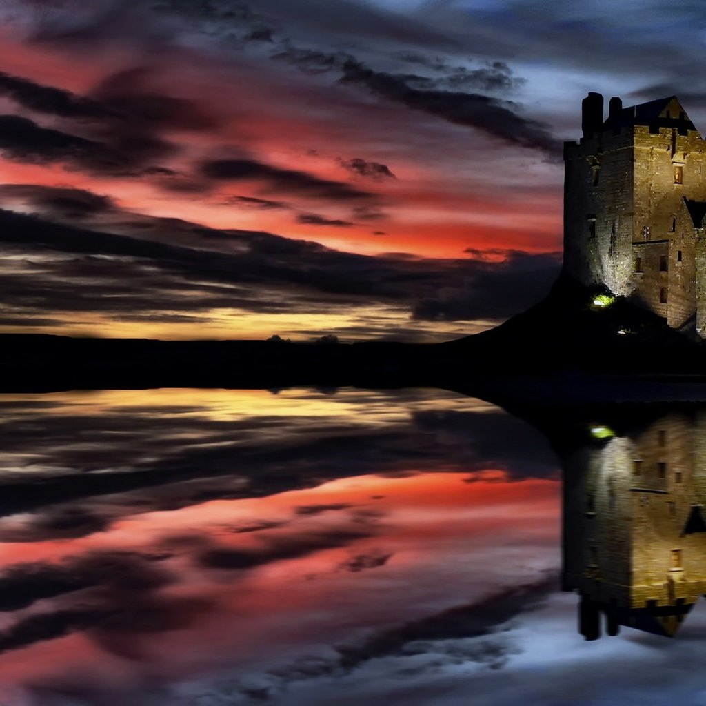 Обои небо, природа, закат, горизонт, замок, ирландия, galway, dunguaire castle, dunguaire, the sky, nature, sunset, horizon, castle, ireland разрешение 1920x1100 Загрузить