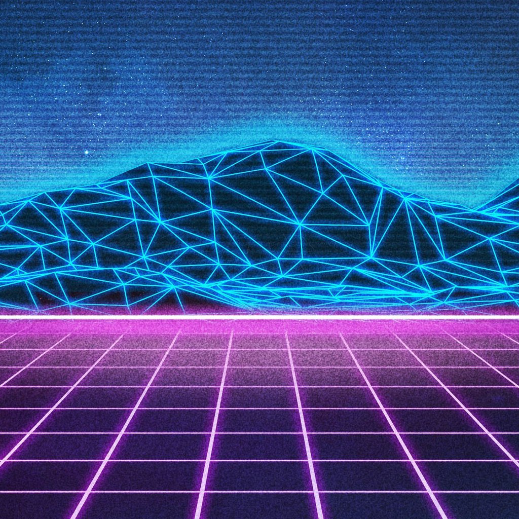 Обои неон, вектор, графика, retrowave, neon, vector, graphics разрешение 2560x1440 Загрузить