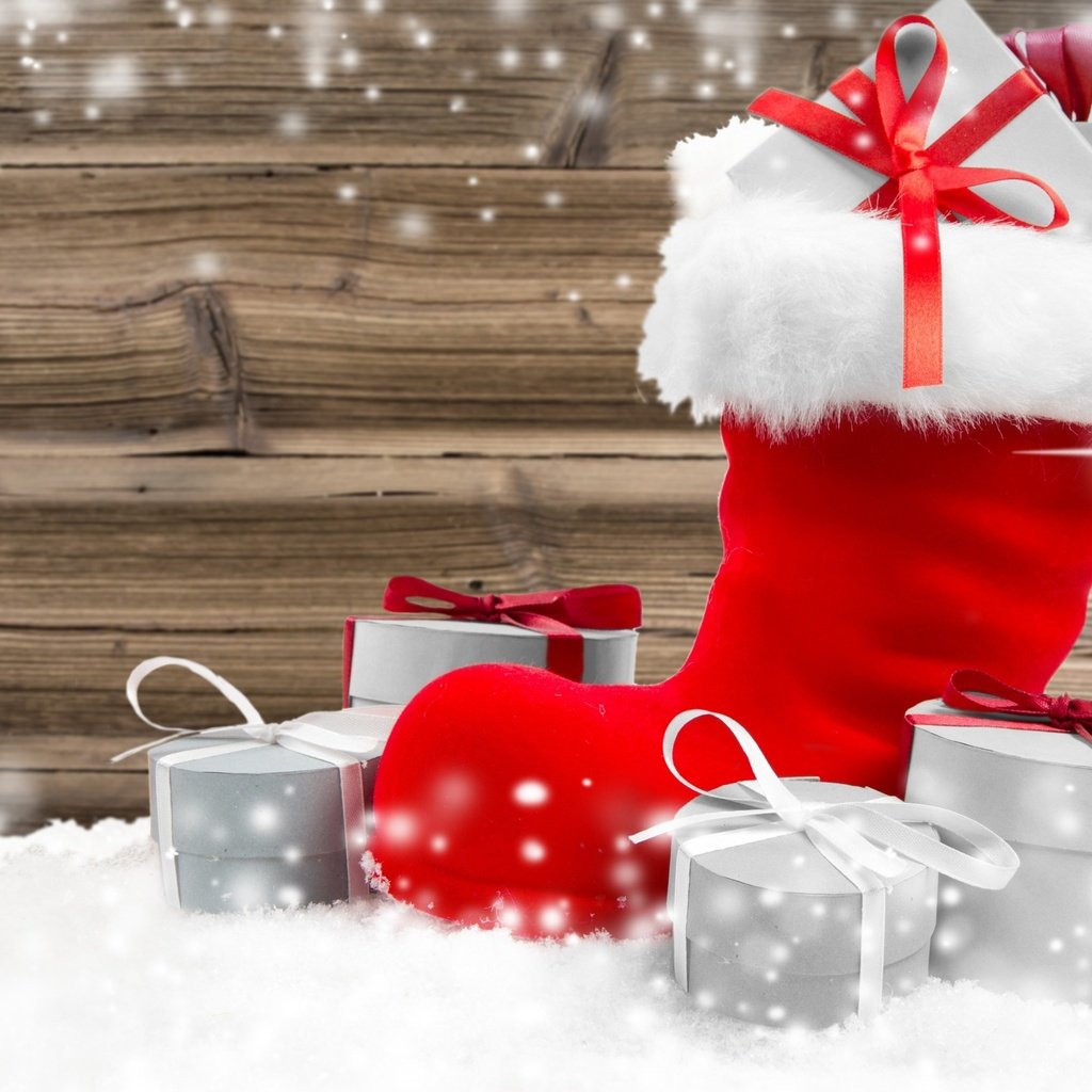 Обои новый год, подарки, рождество, сапог, башмак, new year, gifts, christmas, boots, shoe разрешение 2880x1800 Загрузить