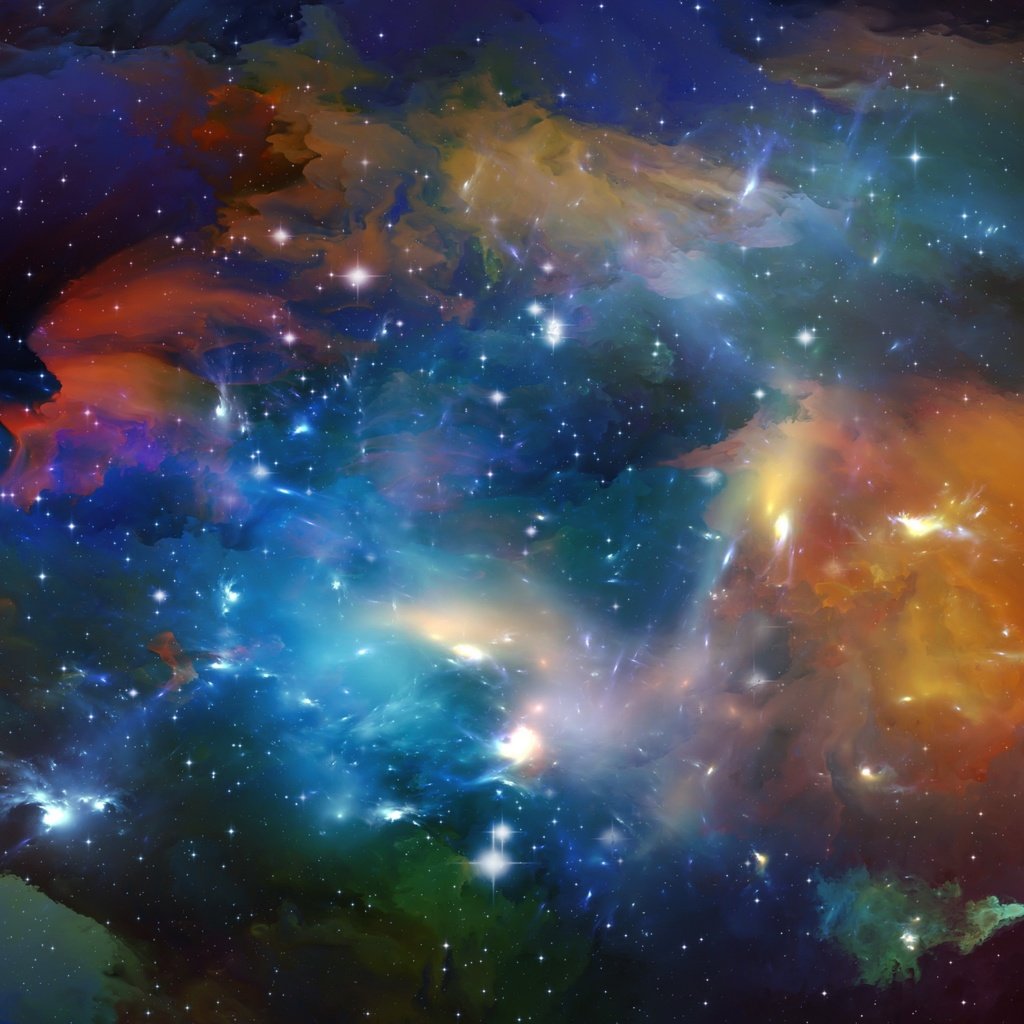 Обои небо, космос, звезды, туманность, the sky, space, stars, nebula разрешение 2880x1800 Загрузить