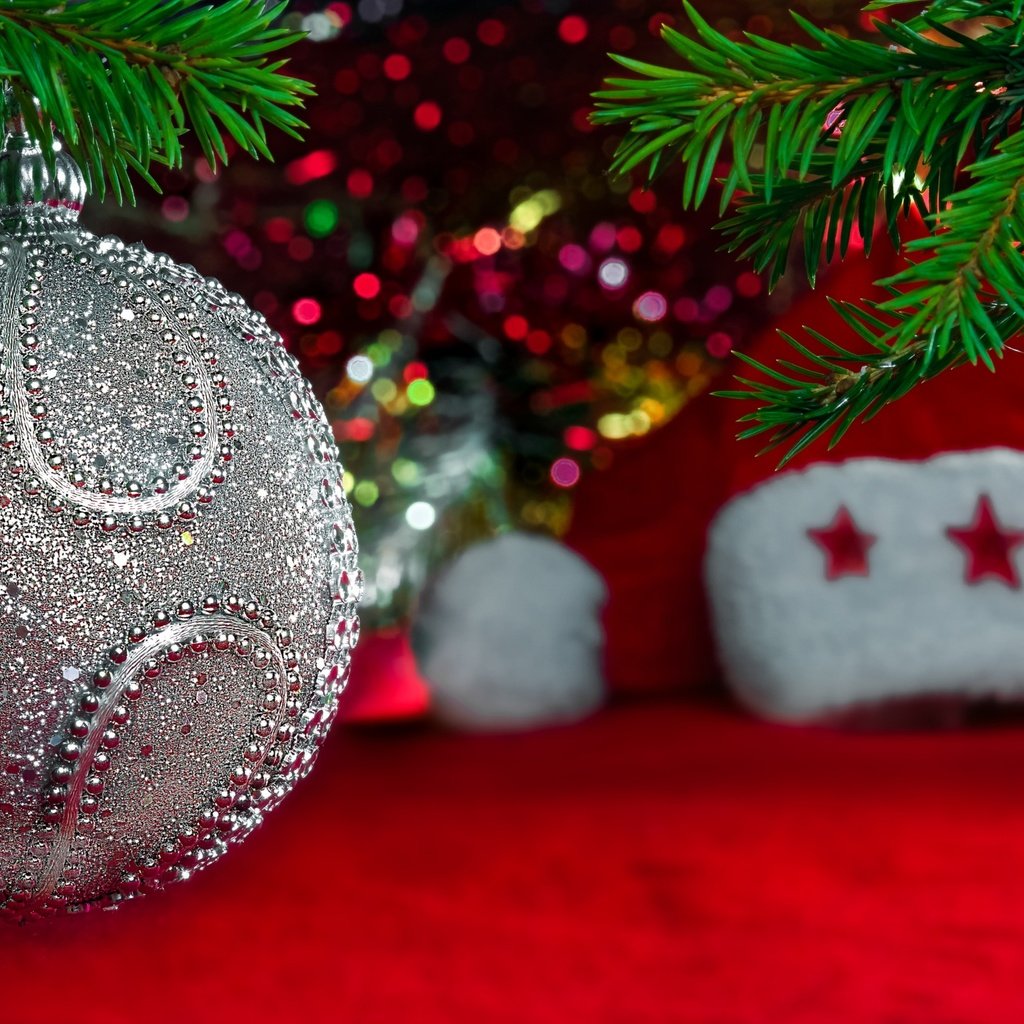 Обои новый год, елка, украшения, шар, рождество, new year, tree, decoration, ball, christmas разрешение 2880x1800 Загрузить