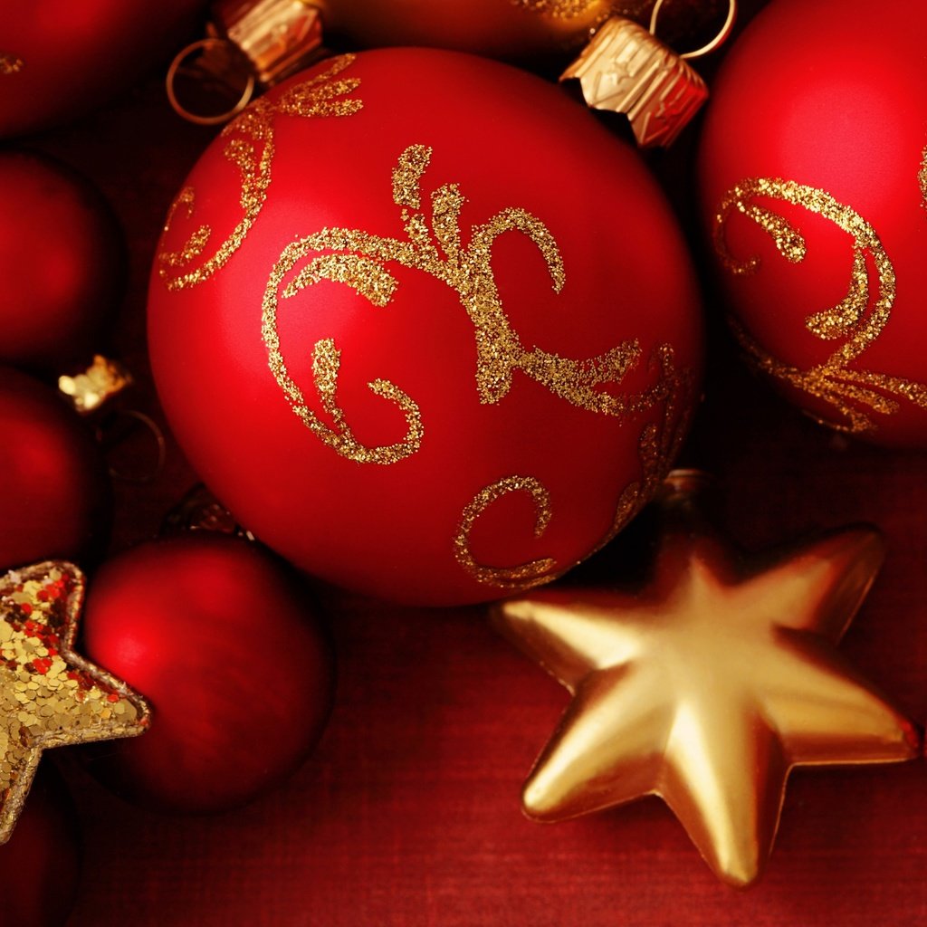 Обои новый год, шары, звезды, рождество, елочные игрушки, new year, balls, stars, christmas, christmas decorations разрешение 2880x1800 Загрузить