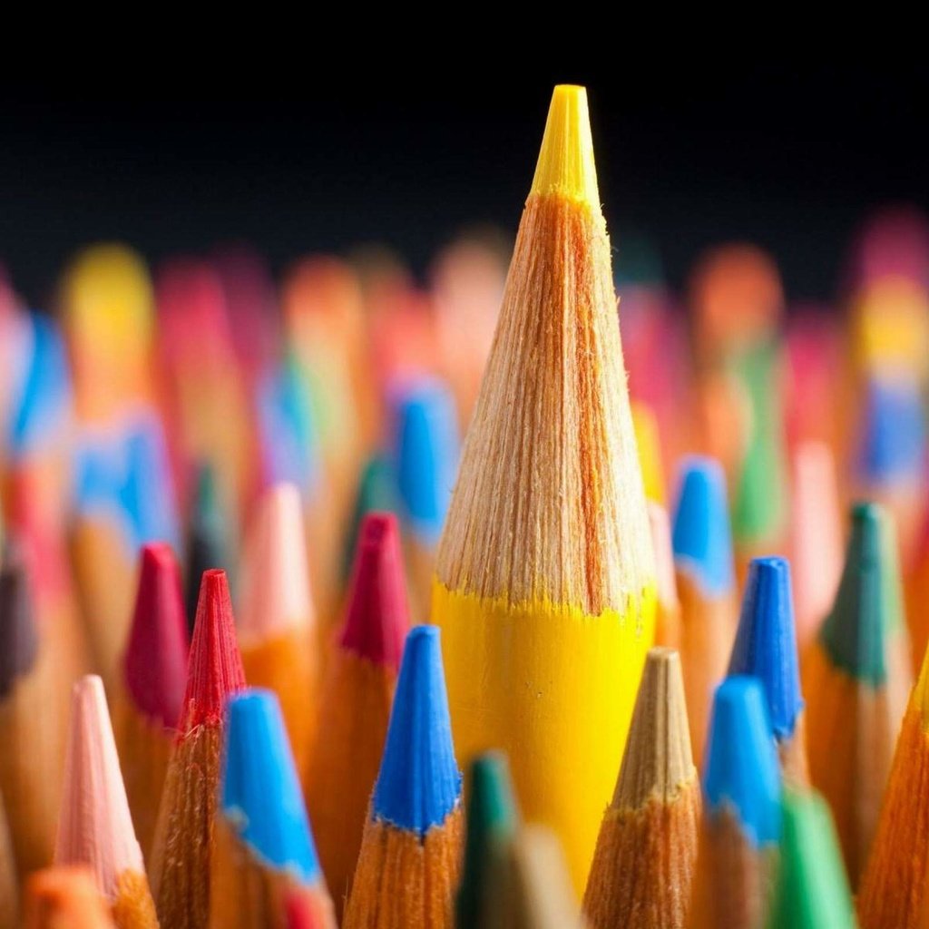 Обои макро, разноцветные, карандаши, цветные карандаши, macro, colorful, pencils, colored pencils разрешение 2560x1600 Загрузить