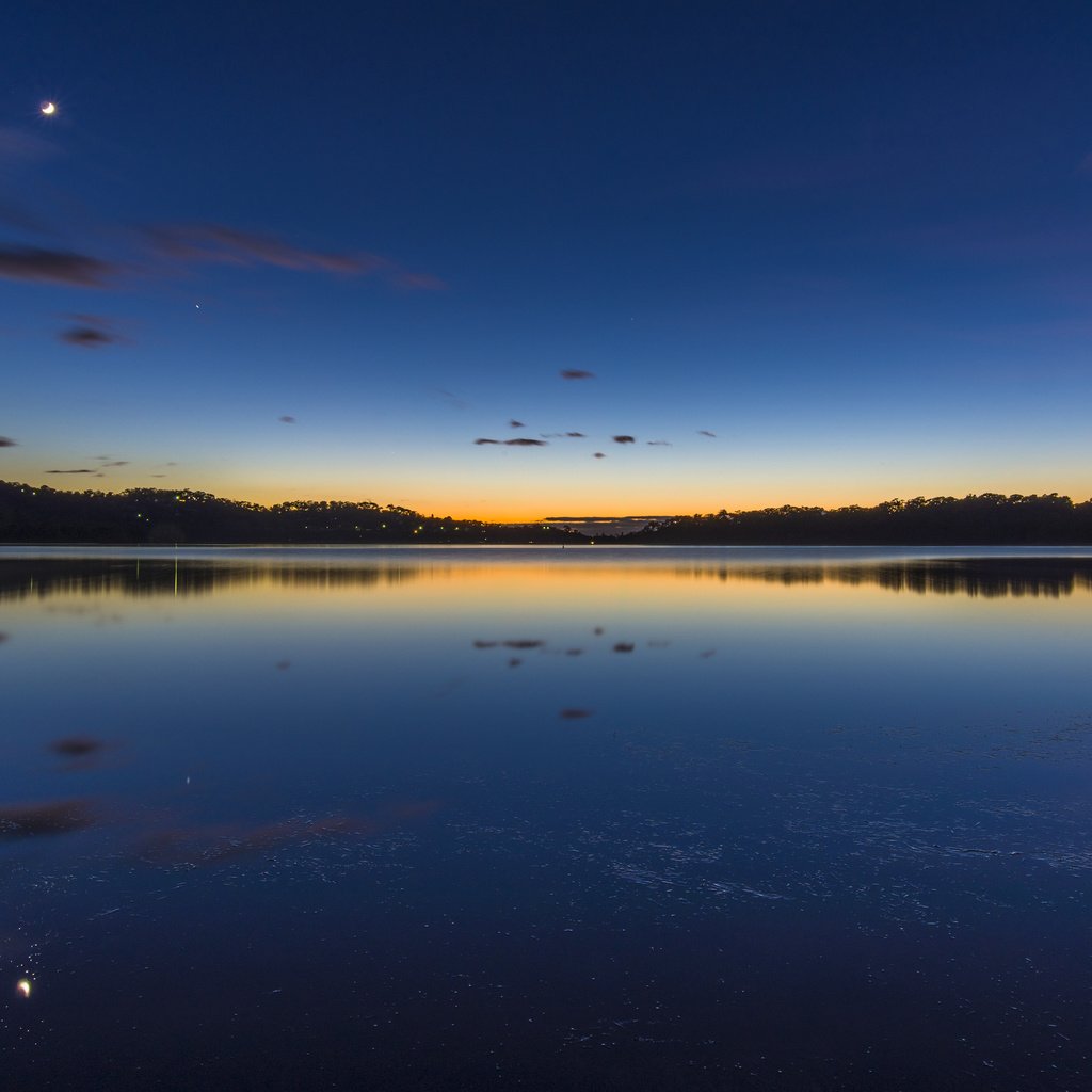 Фото воды вечером