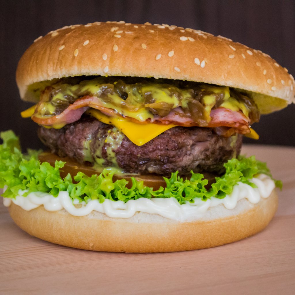 Обои гамбургер, котлета, овощи, булочки, бургер, hamburger, patty, vegetables, buns, burger разрешение 4608x3072 Загрузить