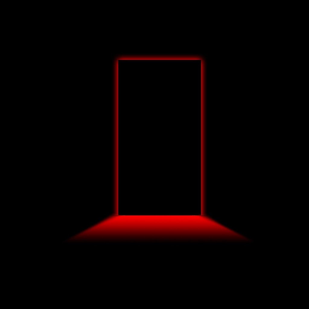 Обои свет, дверь, минимализм, тень, черный фон, light, the door, minimalism, shadow, black background разрешение 2560x1600 Загрузить