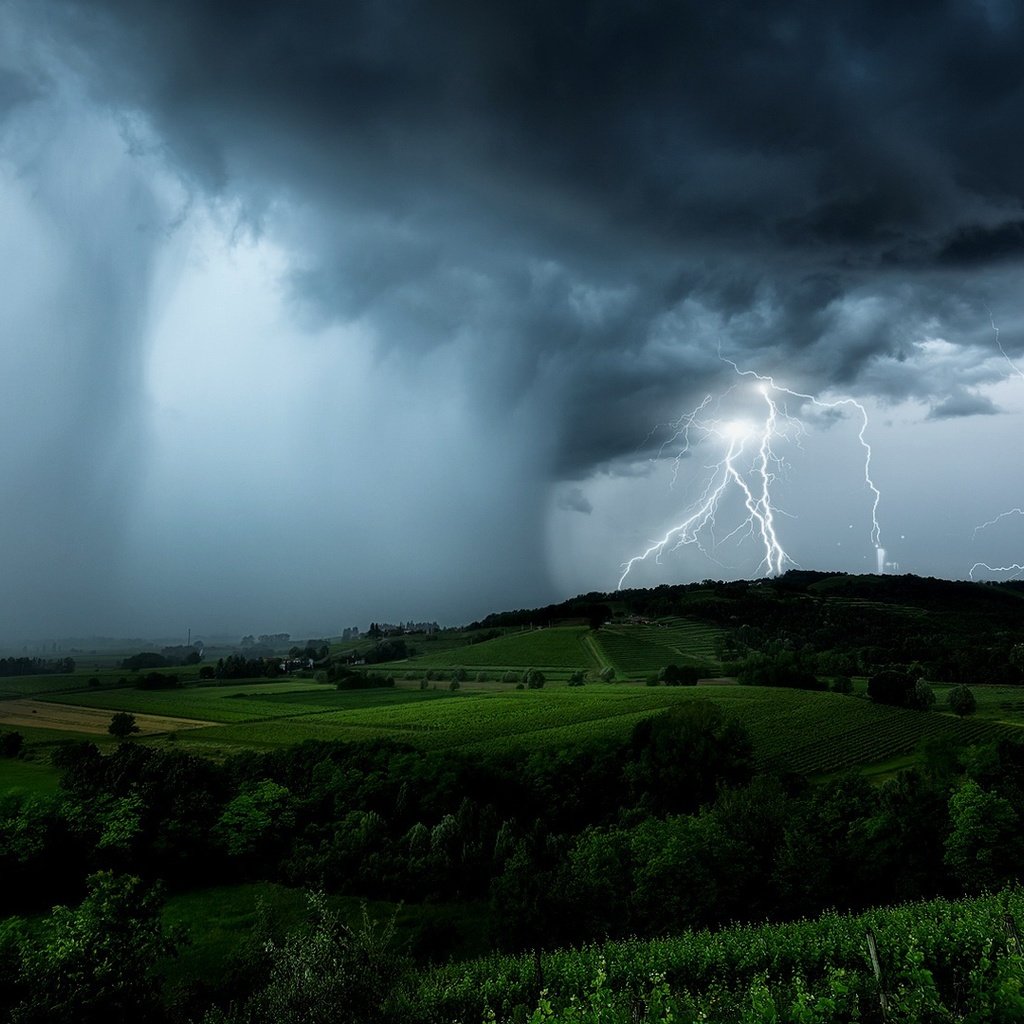 Обои природа, зелень, тучи, молнии, nature, greens, clouds, zipper разрешение 1920x1080 Загрузить