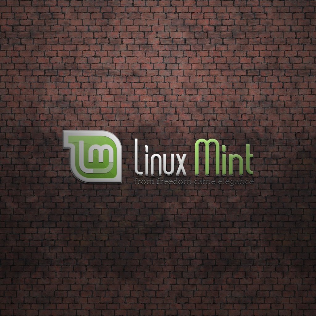 Обои фон, стена, логотип, компьютеры, линукс, линукс минт, background, wall, logo, computers, linux, linux mint разрешение 2560x1600 Загрузить