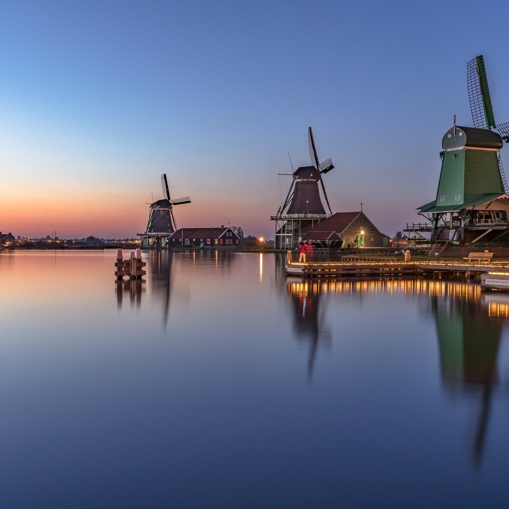 Обои фото, нидерланды, голландия, заансе-сханс, заандам, photo, netherlands, holland, zaanse schans, zaandam разрешение 2048x1366 Загрузить