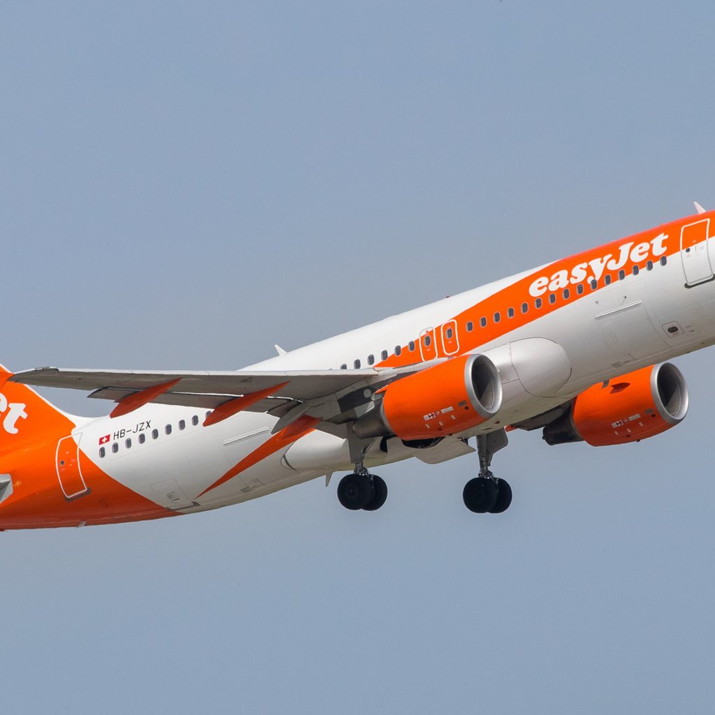 Обои самолет, авиация, airbus, a320-214, easyjet switzerland, the plane, aviation разрешение 2112x1188 Загрузить