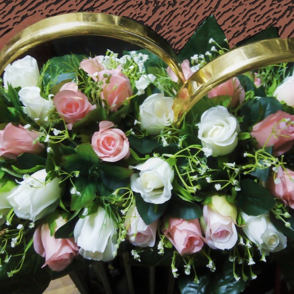 Обои цветы, украшения, розы, свадьба, flowers, decoration, roses, wedding разрешение 2822x1950 Загрузить