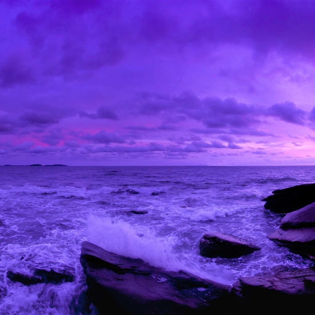 Обои небо, камни, закат, океан, the sky, stones, sunset, the ocean разрешение 3319x1200 Загрузить