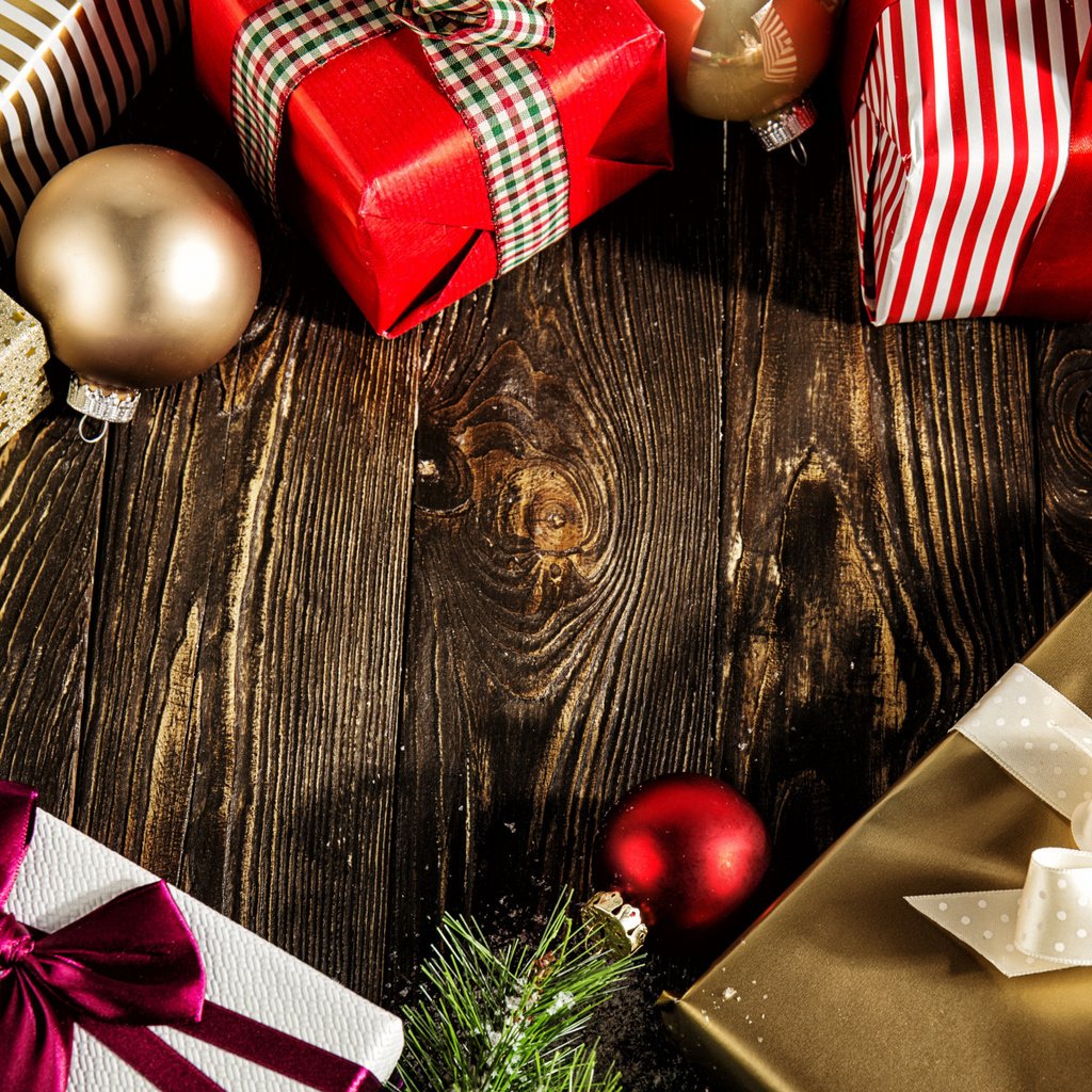 Обои новый год, подарки, лента, рождество, бант, коробки, новогодние украшения, new year, gifts, tape, christmas, bow, box, christmas decorations разрешение 1920x1200 Загрузить