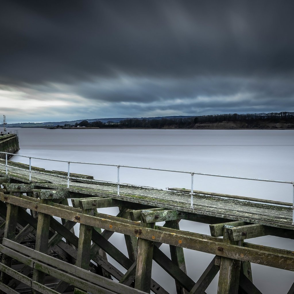 Обои берег, мост, shore, bridge разрешение 3840x2160 Загрузить