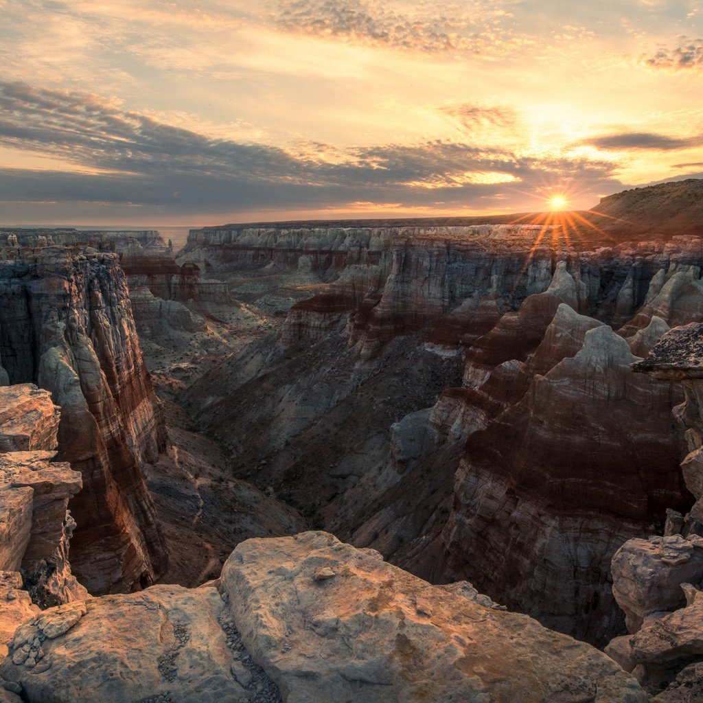 Обои горы, скалы, солнце, обрыв, гранд-каньон, каньоны, mountains, rocks, the sun, open, the grand canyon, canyons разрешение 3840x2560 Загрузить