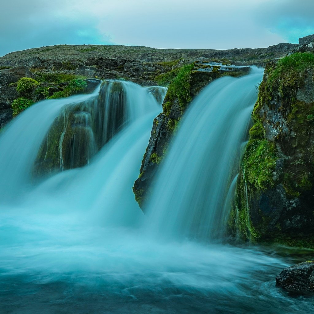 Обои вода, камни, скала, водопад, поток, исландия, водопады, water, stones, rock, waterfall, stream, iceland, waterfalls разрешение 3840x2160 Загрузить