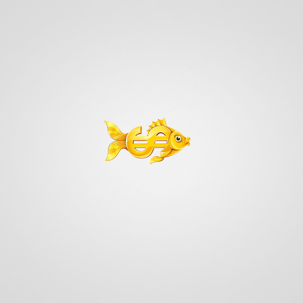 Золотая рыбка Минимализм