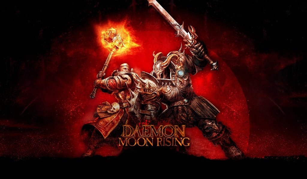 Обои daemon moon rising, сражение, the battle разрешение 1920x1200 Загрузить