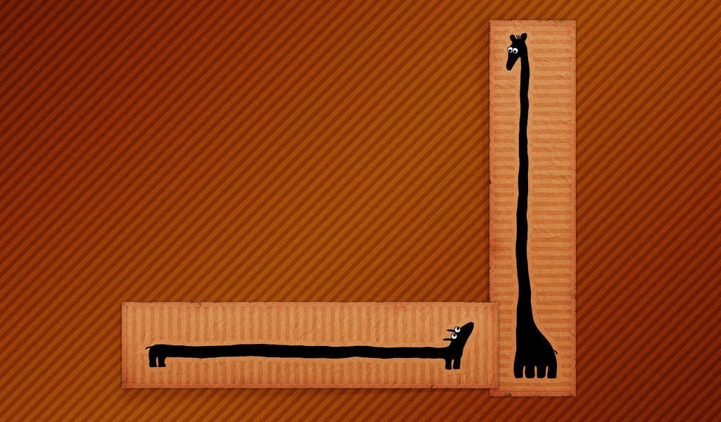 Обои рисунок, линии, минимализм, такса, жираф, figure, line, minimalism, dachshund, giraffe разрешение 2560x1600 Загрузить