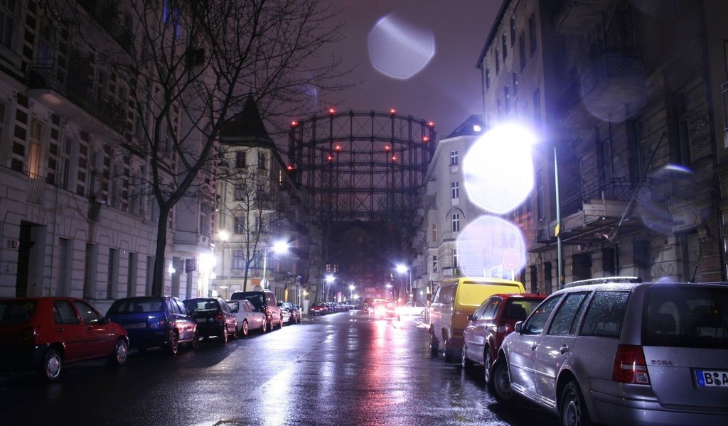 Обои дорога, ночь, дома, дождь, машины, mighty gasholder in the rain at night, road, night, home, rain, machine, mighty gasholder are in the rain at night разрешение 2048x1365 Загрузить