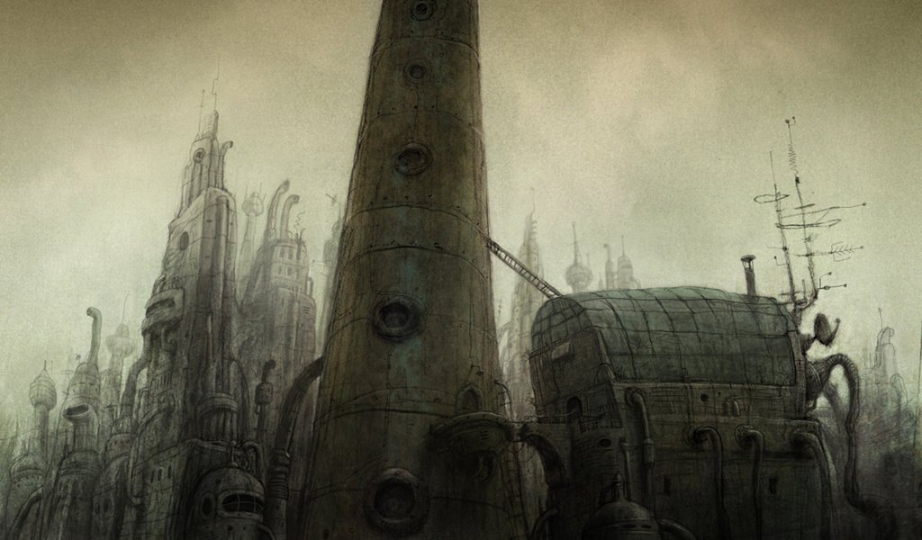 Обои башня, башни, машинариум, tower, machinarium разрешение 1920x1200 Загрузить