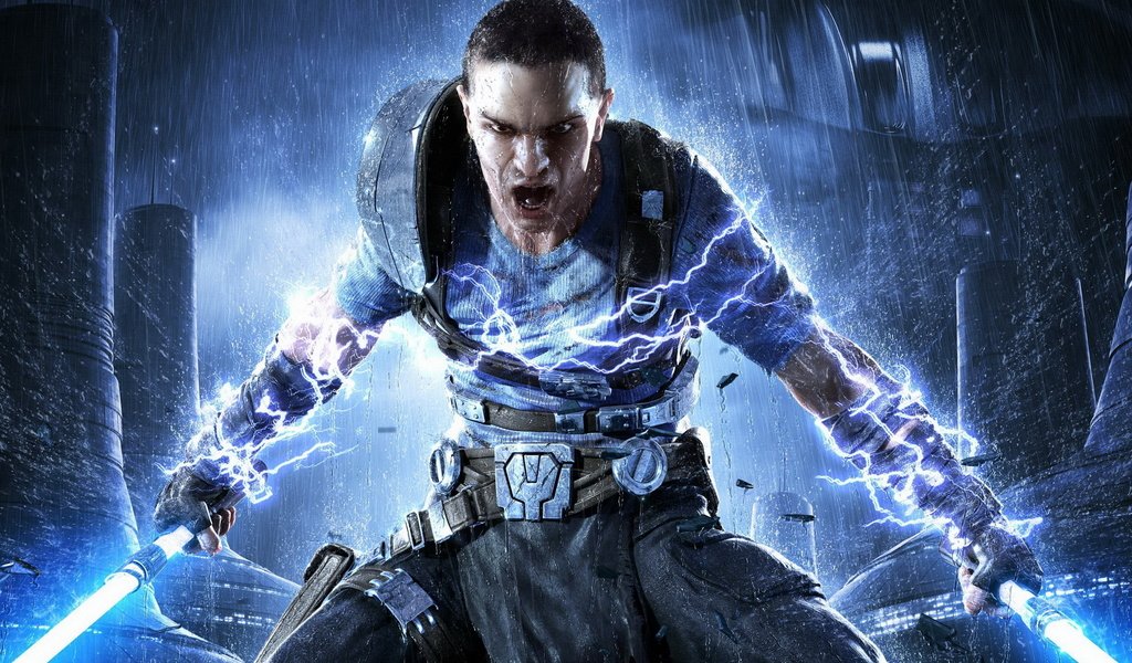 Обои ярость, дождь, мечи, star wars the force unleashed 2, джедай, rage, rain, swords, jedi разрешение 2560x1600 Загрузить