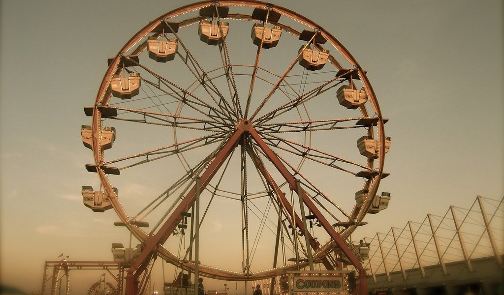 Обои радость, колесо, аттракцион, joy, wheel, attraction разрешение 1920x1200 Загрузить