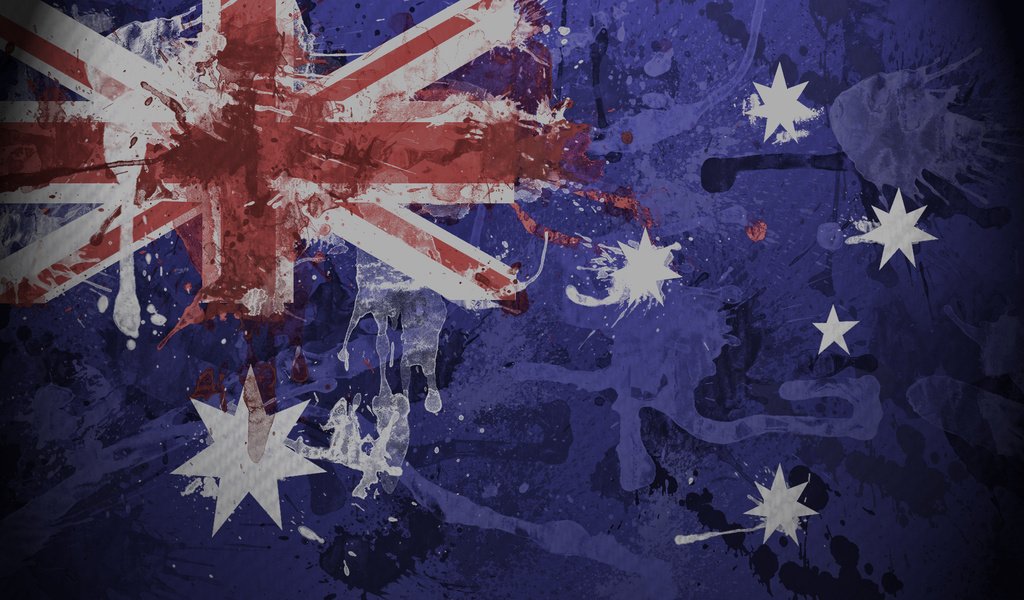 Обои флаг, австралия, flag, australia разрешение 1920x1080 Загрузить