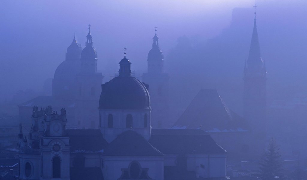 Обои туман, австрия, зальцбург, fog, austria, salzburg разрешение 2000x1333 Загрузить