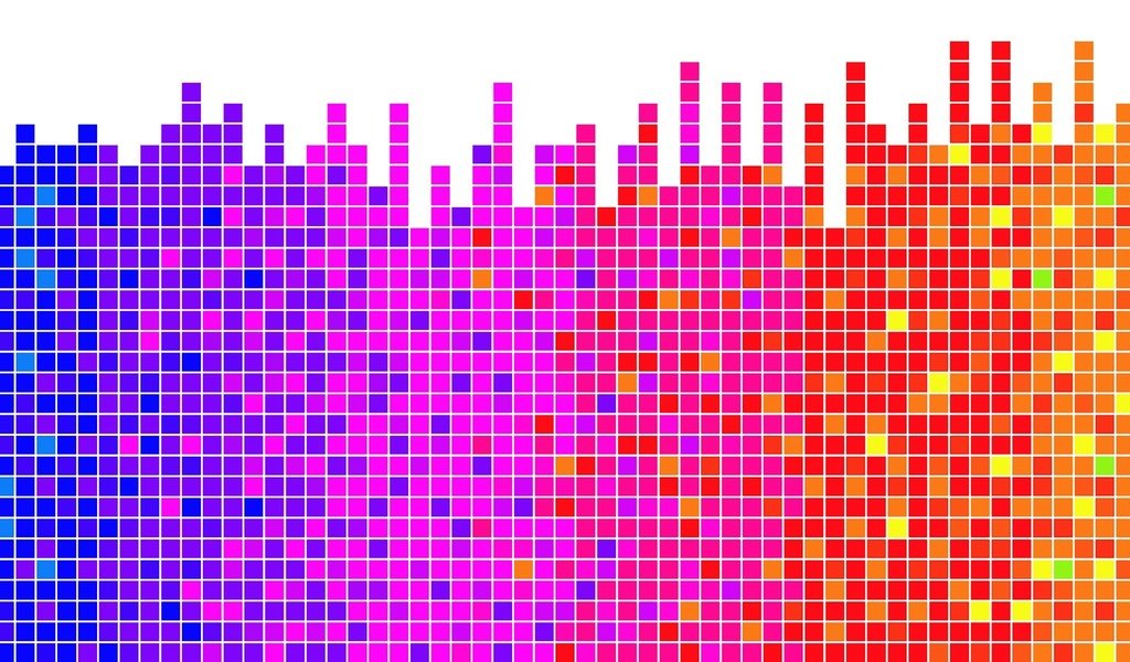 Обои спектр, ритм, визуализация, range, rhythm, visualization разрешение 3200x1200 Загрузить