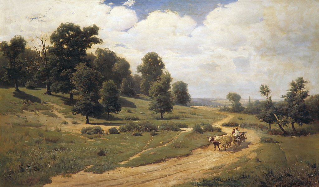 Обои картина, васильковский, украинский пейзаж, picture, vasilkovsky, ukrainian landscape разрешение 2194x1250 Загрузить