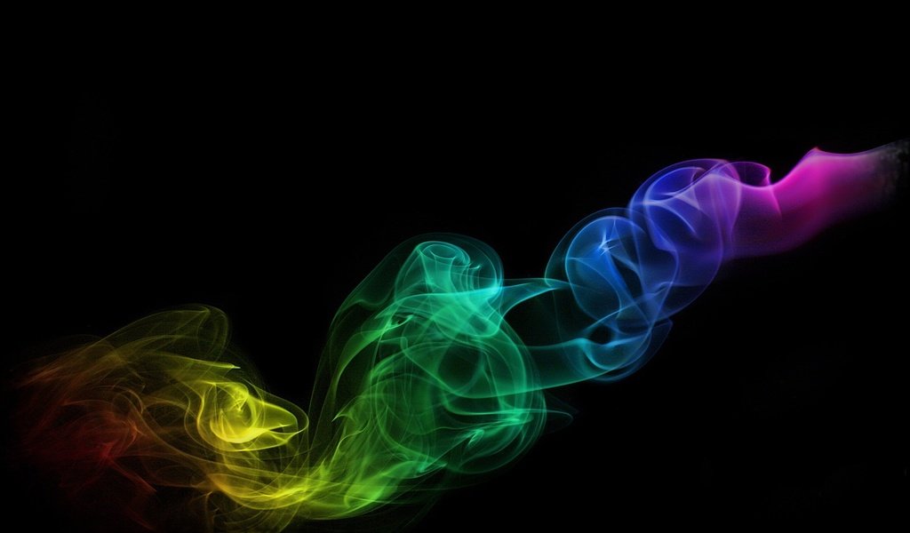 Обои цвет, дым, черный, color, smoke, black разрешение 1920x1200 Загрузить