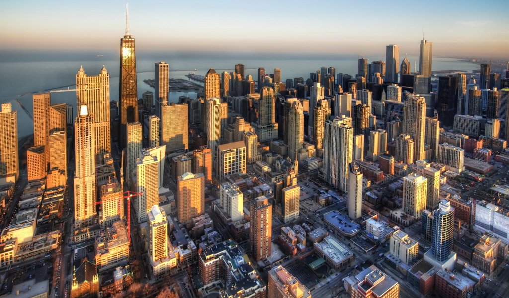 Обои небоскребы, сша, здания, чикаго, skyscrapers, usa, building, chicago разрешение 2560x1898 Загрузить