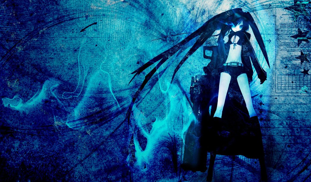 Обои black rock shooter разрешение 1920x1200 Загрузить